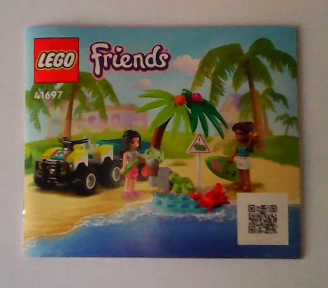 Lego 41697 friends le véhicule de protection des tortues jouet