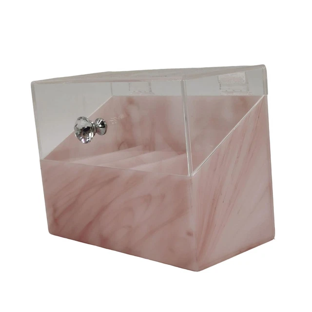 Porte-pince à Cils Acrylique Anti-poussière Avec Couvercle Pour Extension De