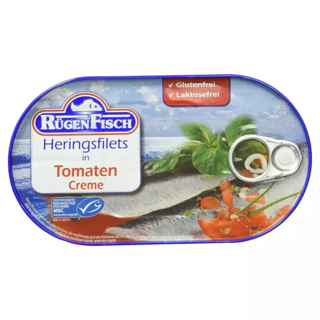 Rügenfisch Heringsfilet IN Certified Tomatoes Cream Sauce 200g