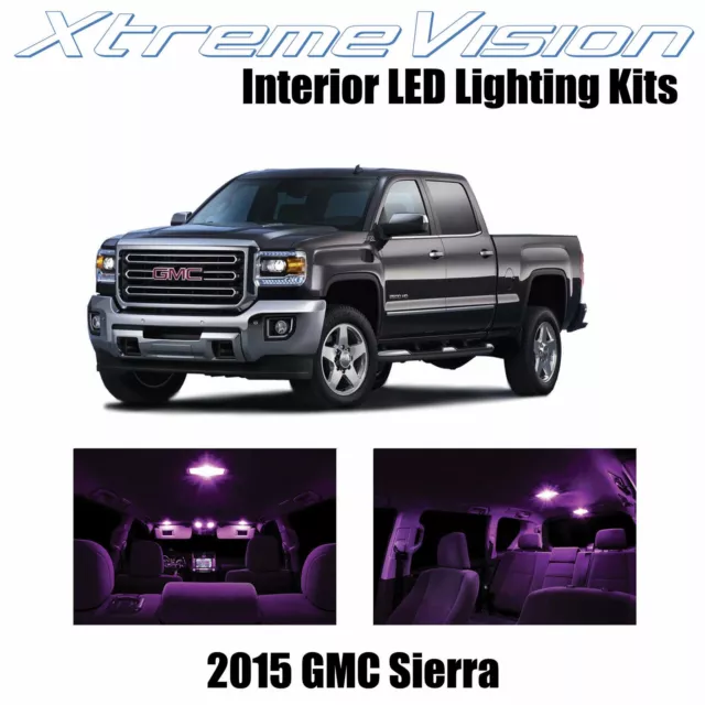 XtremeVision Interior LED for GMC Sierra 2015+ (2 PCS) Pink