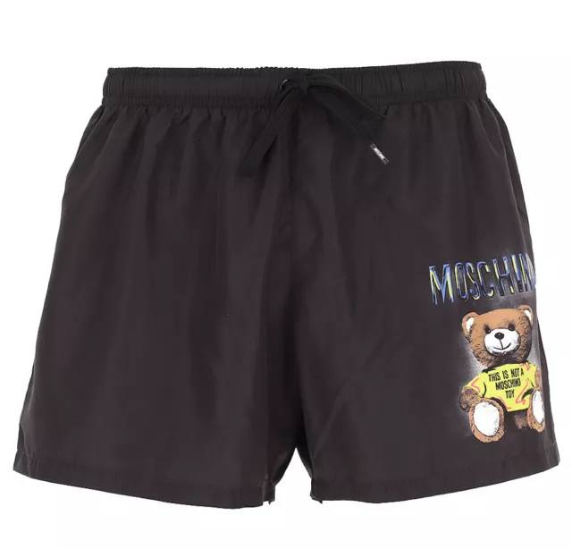 Moschino Teddy Bear Logo Swim Shorts Costume Da Bagno Uomo A420602751555