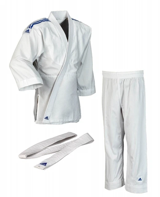 Judoanzug Jacke Weiss Mit Reißkornwebung Mit Reißkornwebung