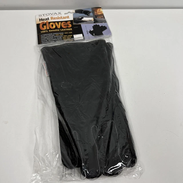 STOVAX HEAT RESISTANT leather gloves £5.00 - PicClick UK