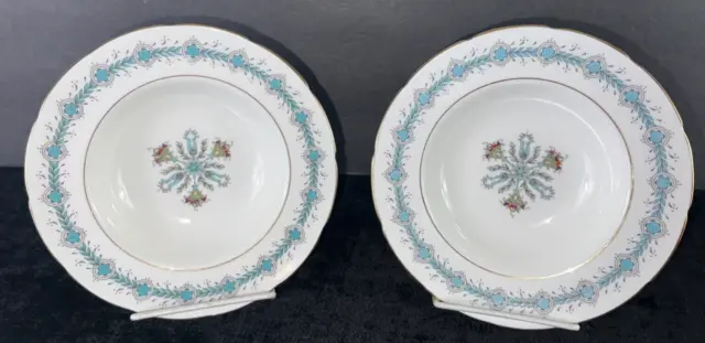 Coalport Geneva Soup Bowls Bone China Vintage Free Shipping