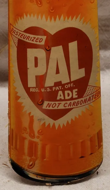 Old Pal Ade Orange Soda Beverage Double Sided Cardboard Advertising Fan Pull 3