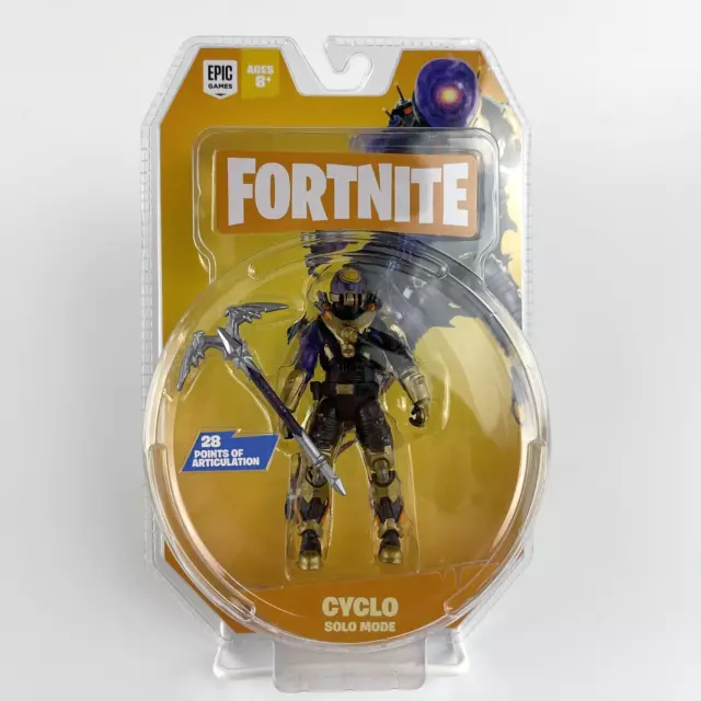 Fortnite Cyclo Solo Mode 4" Action Figure with Articulations Epic Games FNT0643