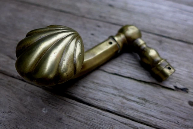 Vintage decorative brass door handle only one project replacement 12-04