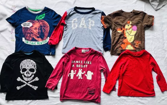 T-shirt/pacchetto top ragazzo età 2-3 - Gap, bambino Zara, Disney Tigger