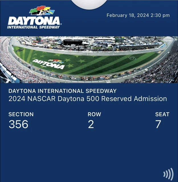2 DAYTONA 500 Tickets 2024 400.00 PicClick