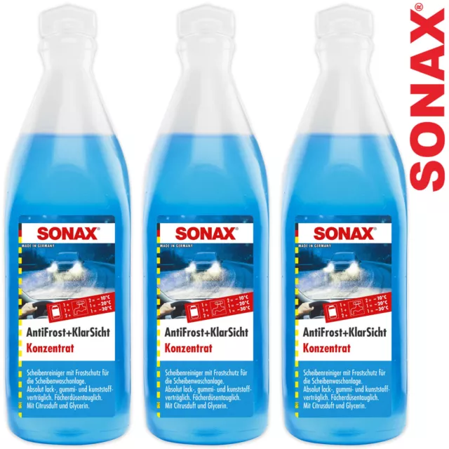 SONAX 332100 SCHEIBEN Frostschutz ANTIFROST & KLARSICHT Konzentrat - 250ml  EUR 10,35 - PicClick DE