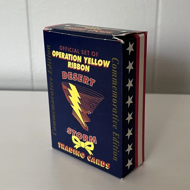 Complete Set Desert Storm Trading Cards Operation Yellow Ribbon - 60 Card