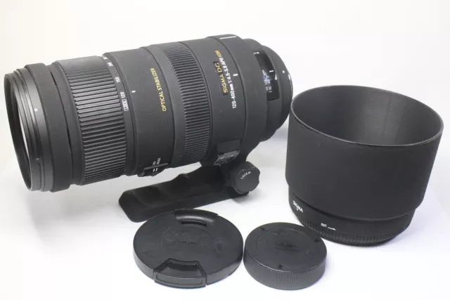 AS IS Sigma APO 120-400mm F4.5-5.6 DG OS HSM Zoom Lens for Nikon