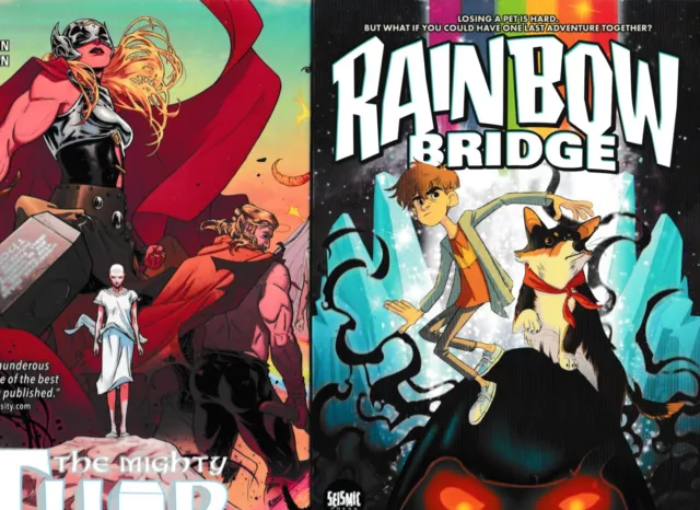 Mighty Thor Thunder In Her Veins HC #1, Rainbow Bridge GN, Loki, Jason Aaron, NM