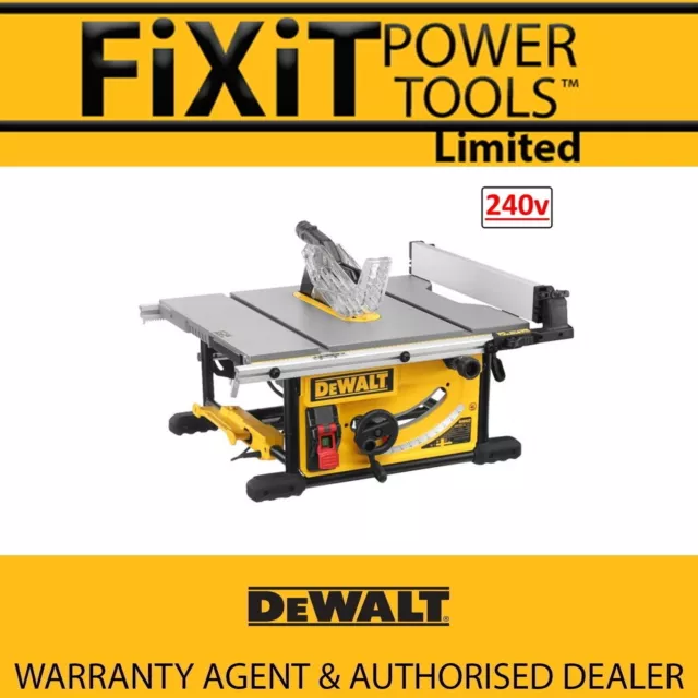 DEWALT DWE7492 240V Table saw 250mm blade 805.80 PicClick UK