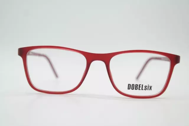 Lunettes DOBELsix MB03-02 Rouge Argent Ovale Lunettes pour Enfants Lunettes Neuf