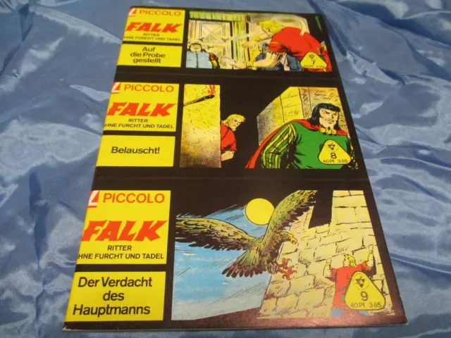 Piccolo Comics , Falk , Nr. 7 + 8 + 9 , Nostalgie , Hethke 1993 , Comic R # 16