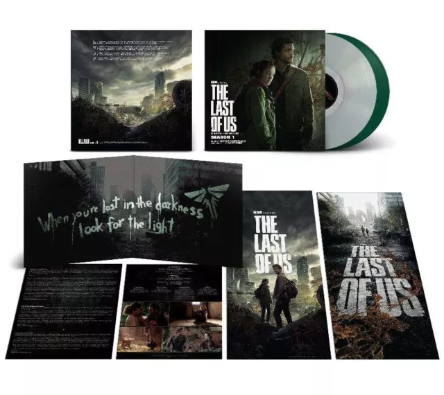 THE LAST OF US - OST - 2LP / Clear + Green Vinyl (Gustavo Santaolalla)