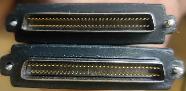 AVID 1ft 68 to 68 SCSI HD68 to HD68 pin Cable short 12 " inch SCSI 3 III SCSI3