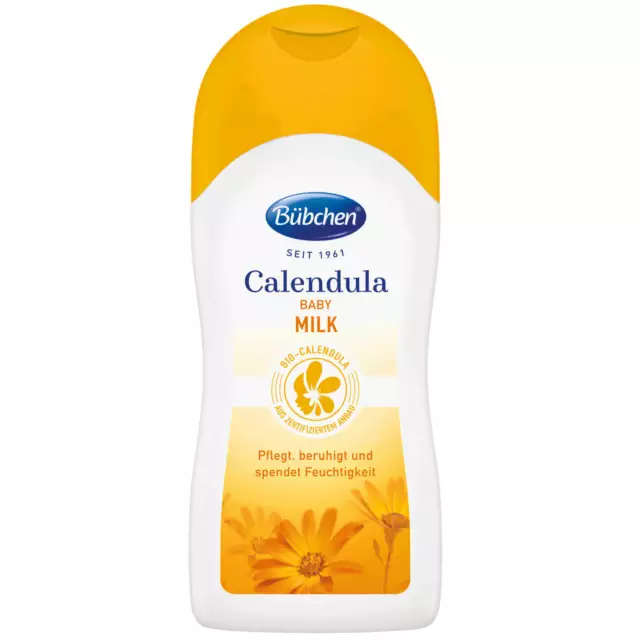 200ml Bübchen Bio Calendula Milk trockene Baby Haut Schutz Pflegt beruhigt