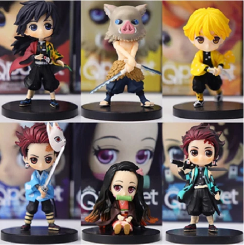 6 Demon Figuren – Anime-Figuren-Set Von Nezuko & Tanjiro Als Sammlerstücke Oder Spielzeug