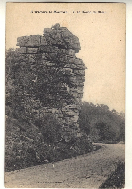 58 - cpa - La Roche du Chien ( i 4600)