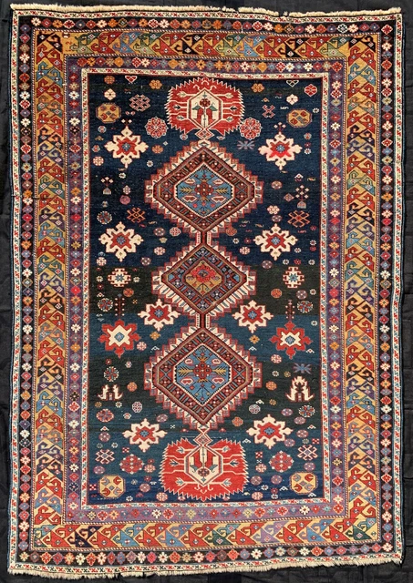 180x133 Rug ANTIQUE KARAGASHLI SHIRVAN Kuba Gubpa Caucasian rug tapis caucasien ...