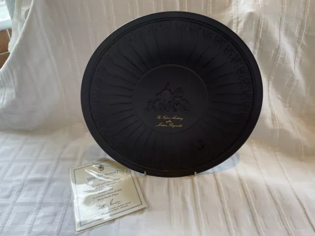 Wedgwood - Black Basalt, Collectors Plate - The Infant Academy