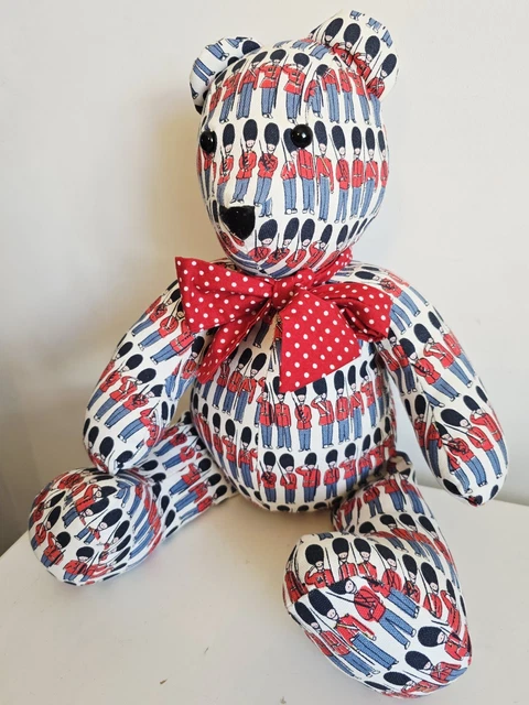 Cath Riley Teddy Rabbit CATH KIDSTON TEDDY Guards Soldier Fabric Large Kemps Bears Plush toy ...