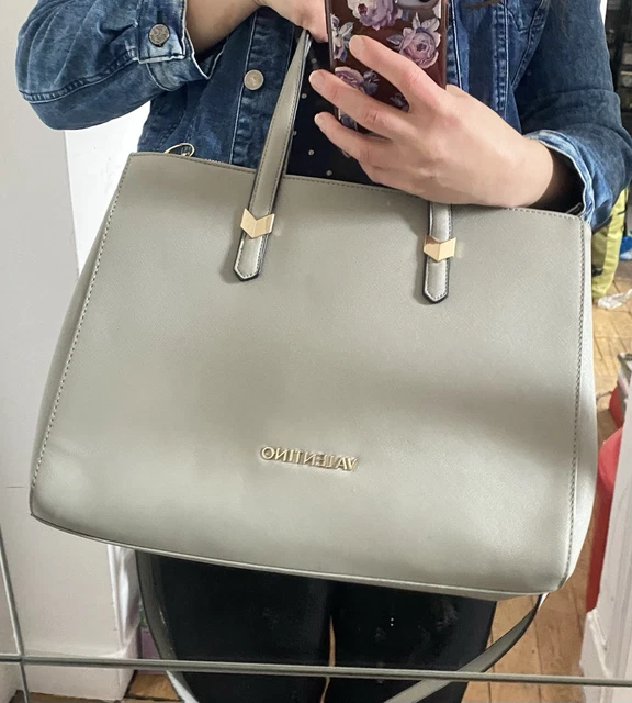 GRAND SAC À Main Gris Clair Valentino By Mario Valentino EUR 70