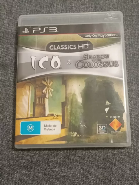 Mint Disc Playstation 3 Ps3 ICO & Shadow of the Colossus Double Game - Inc  Ma