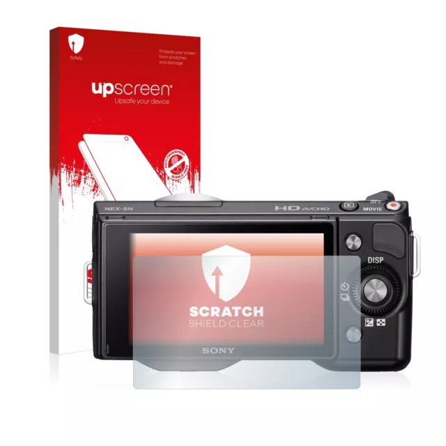upscreen Screen Protector for Sony Alpha NEX-5 Screen Guard Clear Screen Film
