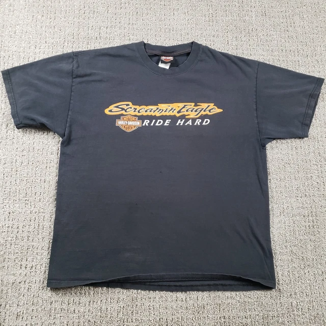 harley davidson shirt vintage mens