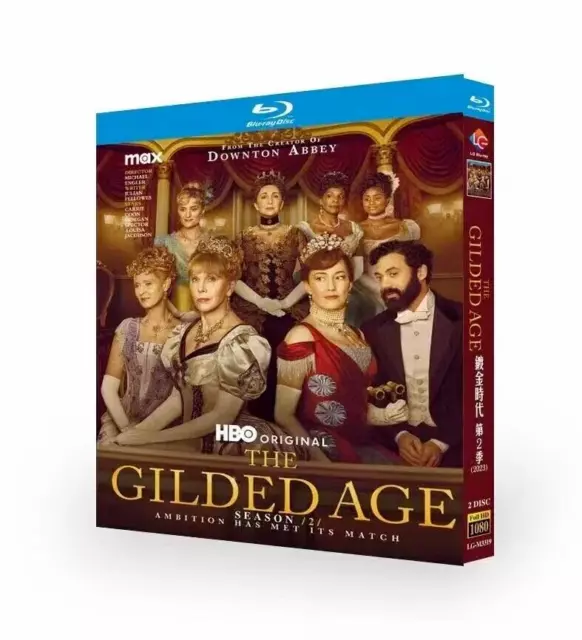 The Gilded Age:Season 2 2023 TV Series Blu-Ray DVD BD 2 Disc All Region Box Set