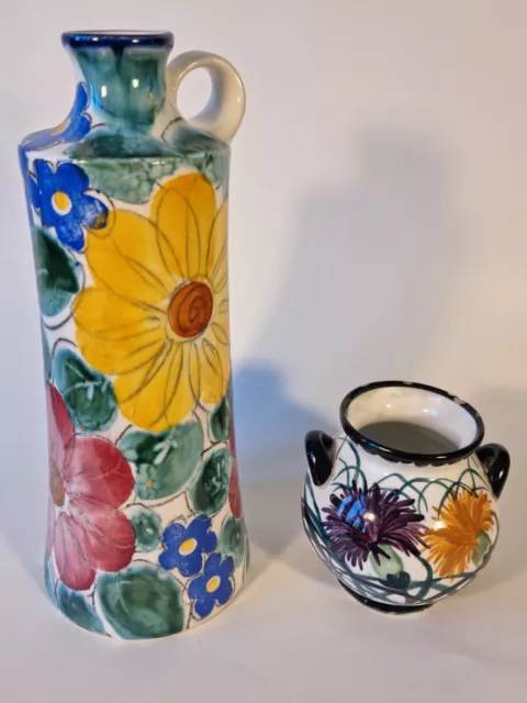 Likörkanne & Vase SMF Schramberg  Eva Stricker Zeisel Handbemalt