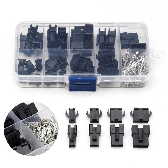 Pin Way Connettori Maschio/Pin Femmina Spina 2/3/4/5Pin 200pcs / Set Practical