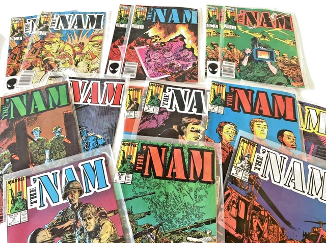 THE 'NAM #2-13 Marvel Comics Run (15 Comics)