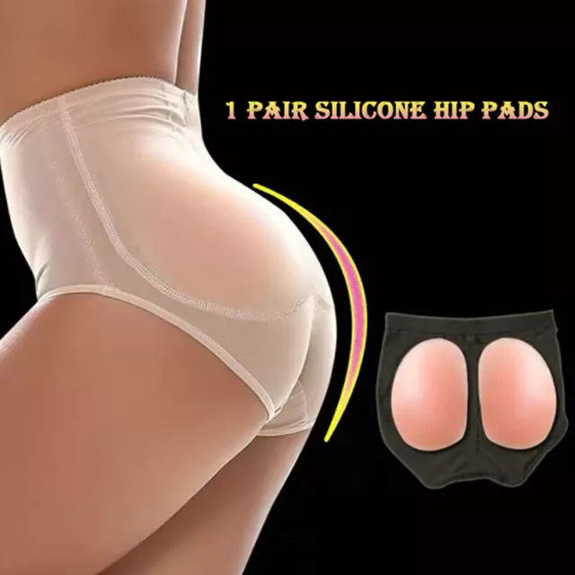 WOMEN SILICONE INSERT Hip Self-Adhesive Butt Pads Fake Ass Enhancer Hip Pa  ZF $15.07 - PicClick AU