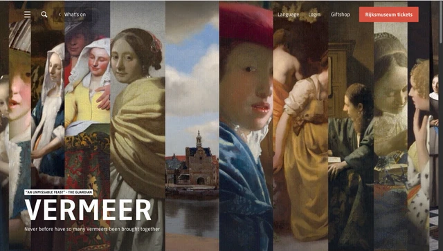 One (1) eTicket VERMEER Exhibition Rijksmuseum AMSTERDAM, Thu June 1 2023, 13:15