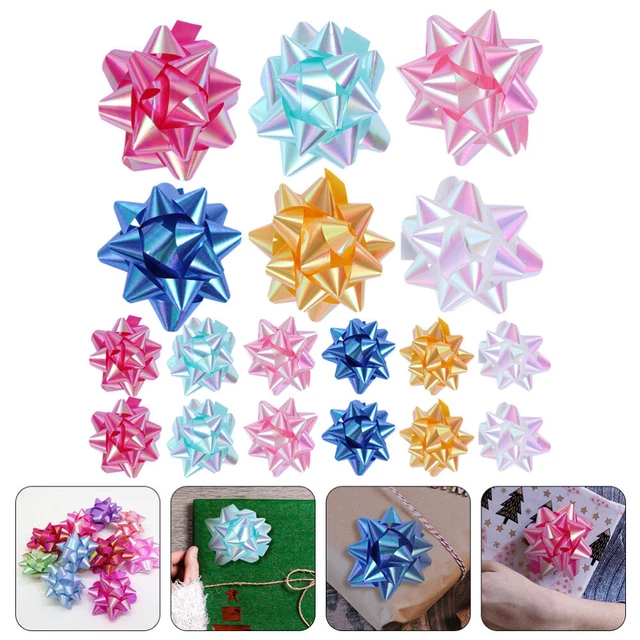 50 pz avvolgimento fiocco nastro fiore stella pull