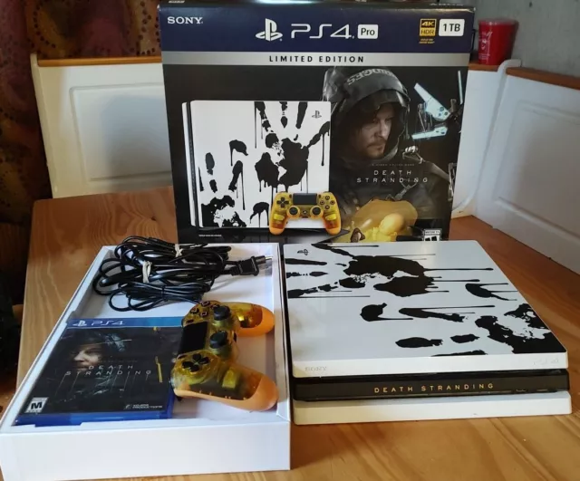 PS4 Pro Limited Edition Death Stranding Bundlew/ 3 Games 