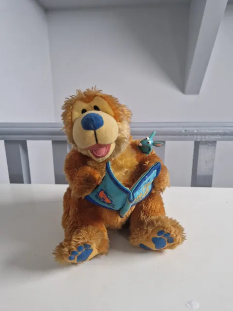 Rare 2000 Fisher Price Bear In The Big Blue House Story Telling Soft Toy Vintage