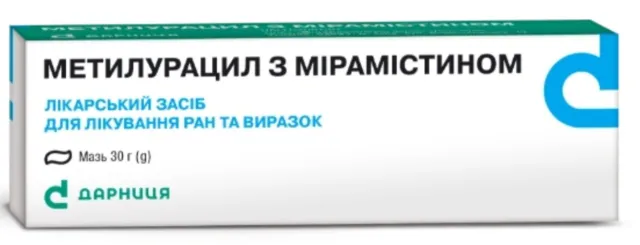 Methyluracil with Myramistin Miramistin ointment 30 g tube for Wounds & Ulcers