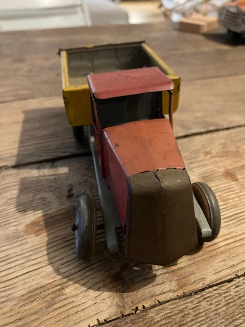 Camion benne plastique Esso ancien jouet vintage sur Gens de Confiance