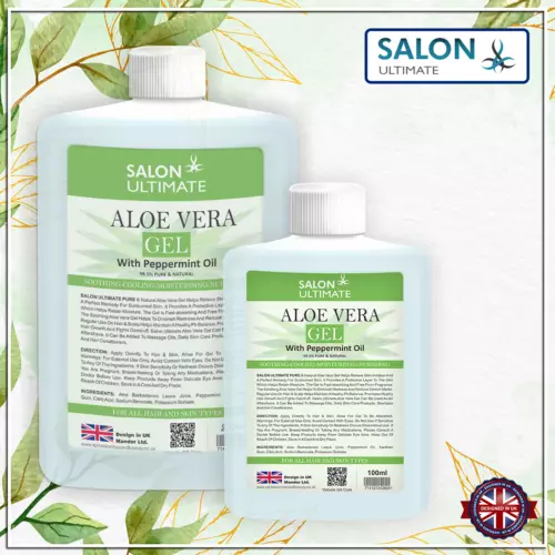 Aloe Vera Gel - 99% Naturally Bio-Active Aloe Vera 100ml / 250 ml UK SELLER