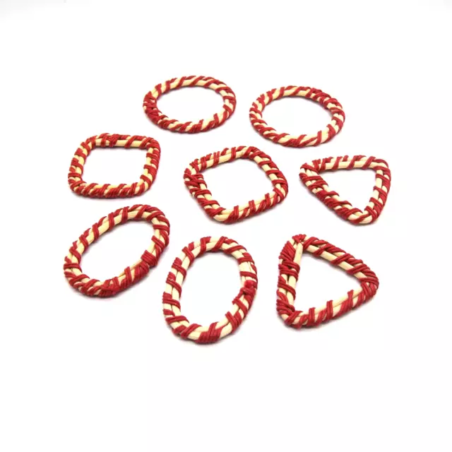 110pcs/set Red Crystal Beads Coated With Iridescent Cut Glass Beads, Spacer  Beads, Suitable For Handmade Diy Bracelet, Necklace, Women's Jewelry  Accessories