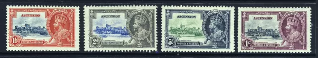 ASCENSION King George V 1935 Royal Silver Jubilee Set SG 31 to SG 34 MINT
