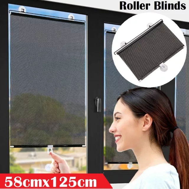 Outdoor Roller Blinds Roll Down Shade Privacy Screen Window Sun-Shading Curtain