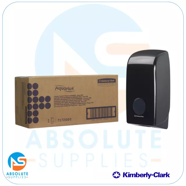 Kimberly-Clark Aquarius Single Bulk Pack Toilet Tissue Dispenser Black 7172