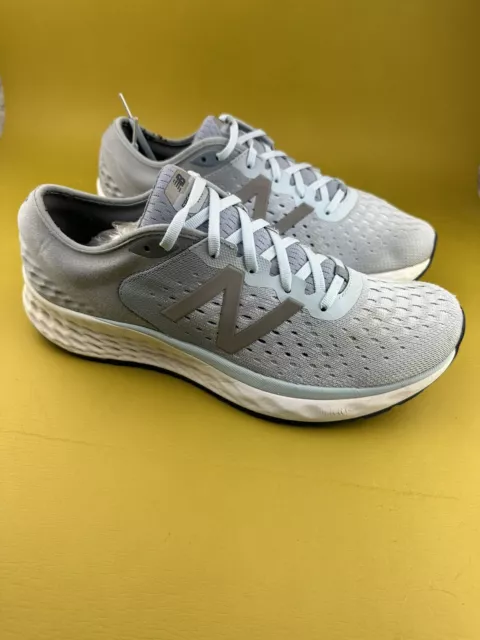 New Balance Fresh Foam 1080- Womens- Size 12 B Gray- [W1080AB9]- Running Shoes