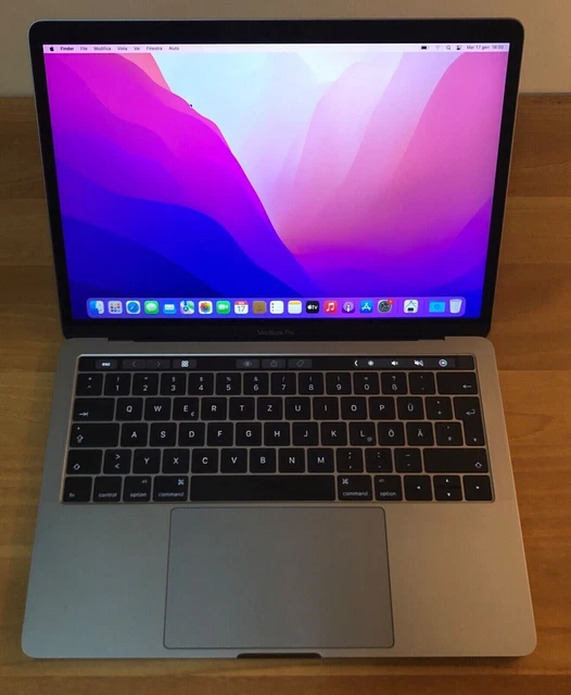 MacBook Pro Retina TouchBar 13,3 i5 2,9GHz 16GB 256GB 2016 UPGRADED A1706